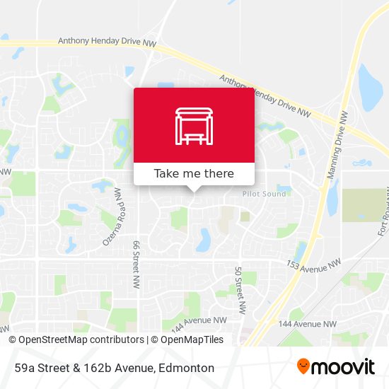 59a Street & 162b Avenue map