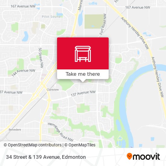 34 Street & 139 Avenue map