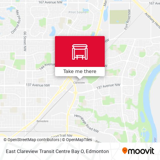 East Clareview Transit Centre Bay O plan