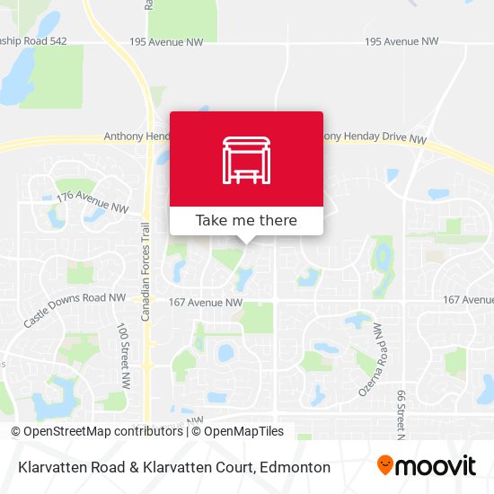 Klarvatten Road & Klarvatten Court map
