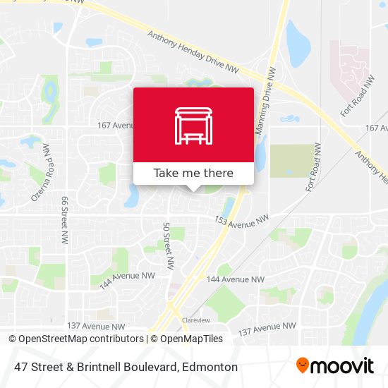 47 Street & Brintnell Boulevard plan