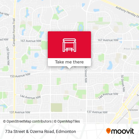 73a Street & Ozerna Road map