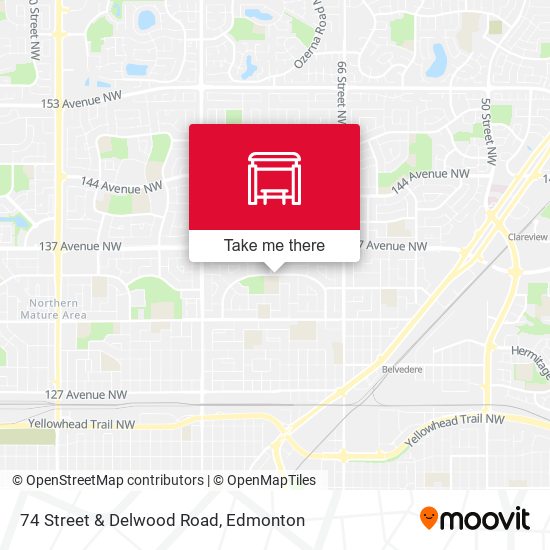 74 Street & Delwood Road plan