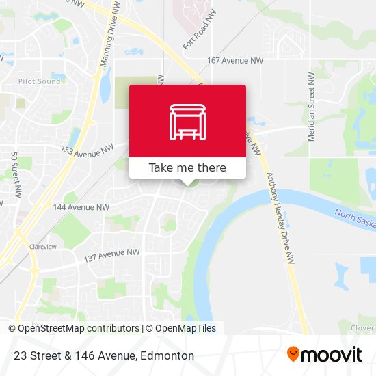 23 Street & 146 Avenue map