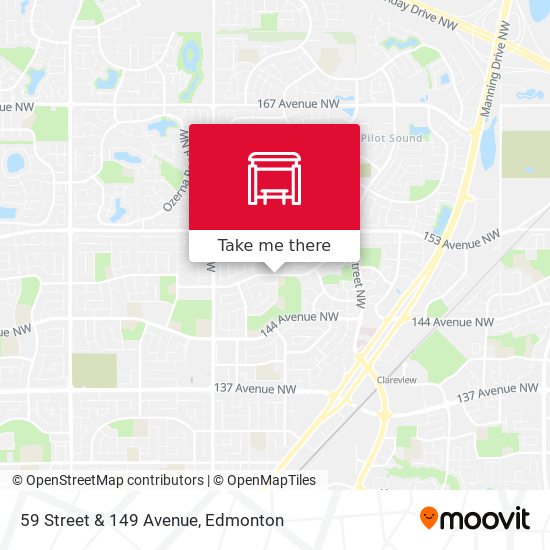 59 Street & 149 Avenue map