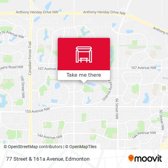 77 Street & 161a Avenue map