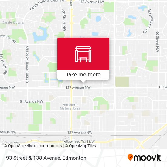 93 Street & 138 Avenue map
