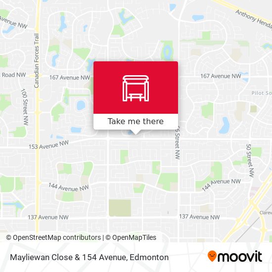 Mayliewan Close & 154 Avenue map