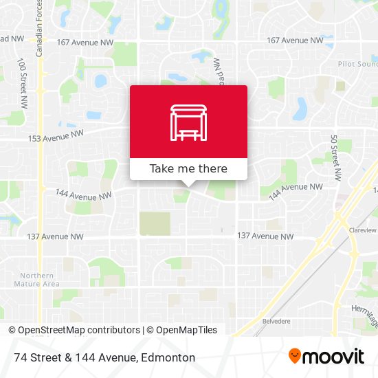 74 Street & 144 Avenue plan