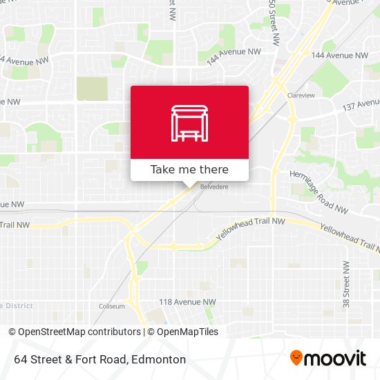 64 Street & Fort Road plan