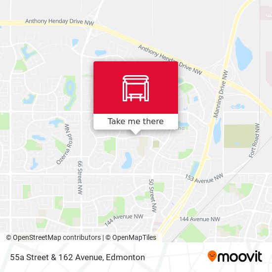 55a Street & 162 Avenue plan