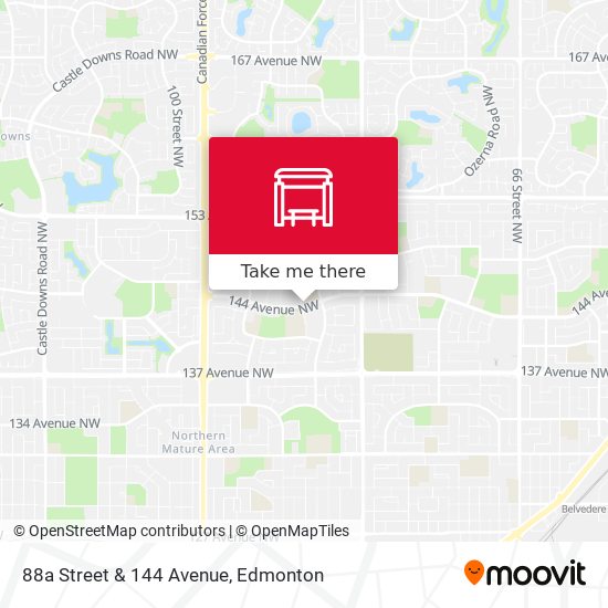 88a Street & 144 Avenue map