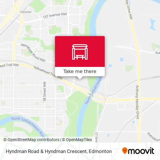 Hyndman Road & Hyndman Crescent map