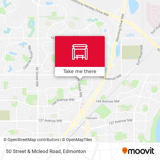 50 Street & Mcleod Road plan