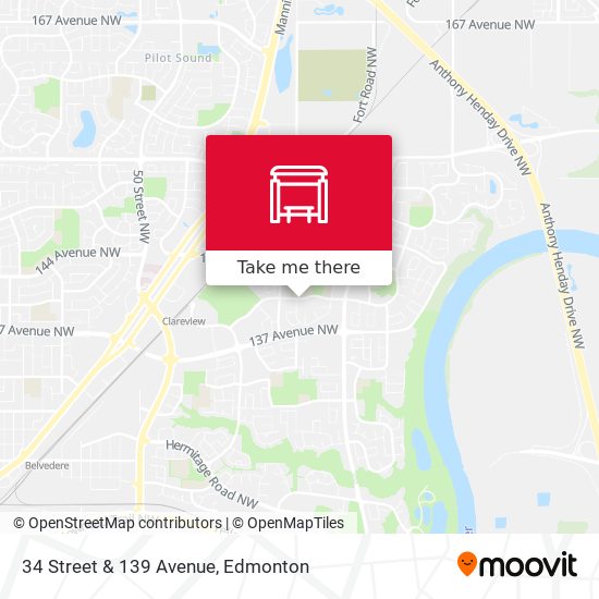 34 Street & 139 Avenue map