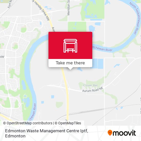 Edmonton Waste Management Centre Iptf map