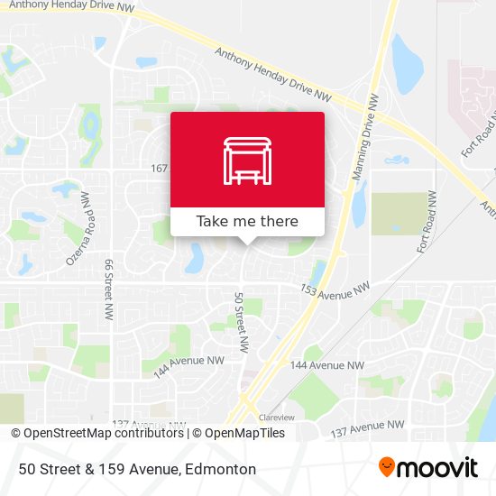 50 Street & 159 Avenue plan