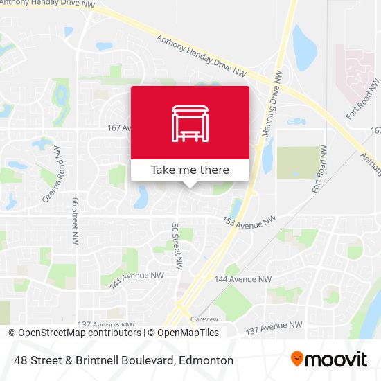 48 Street & Brintnell Boulevard plan