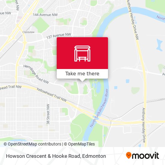 Howson Crescent & Hooke Road map