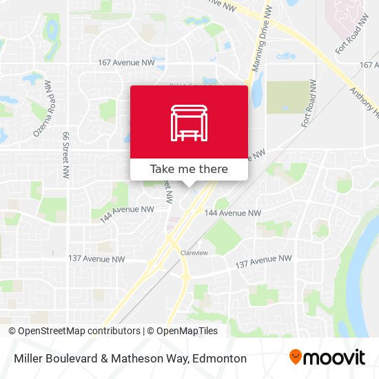 Miller Boulevard & Matheson Way plan
