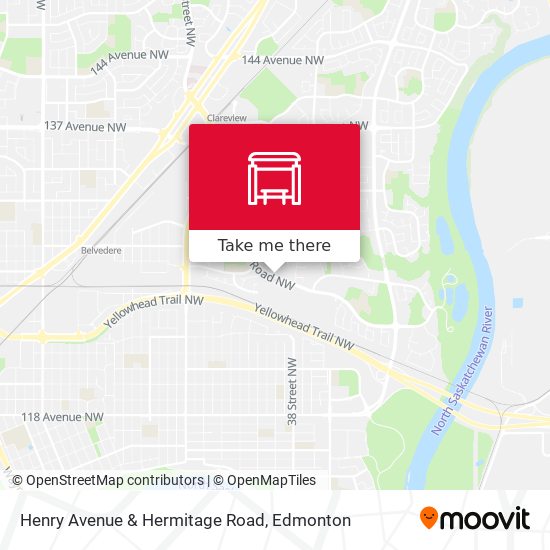 Henry Avenue & Hermitage Road map