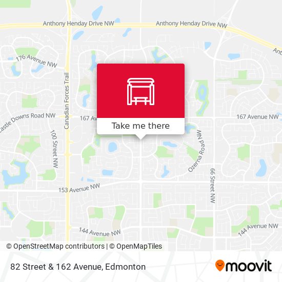 82 Street & 162 Avenue plan
