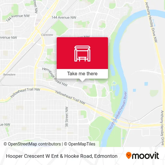 Hooper Crescent W Ent & Hooke Road map