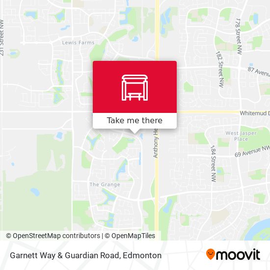 Garnett Way & Guardian Road map