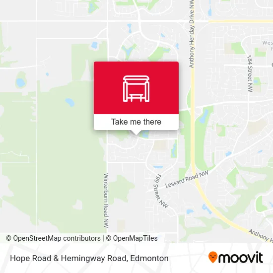 Hope Road & Hemingway Road map