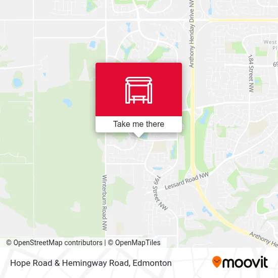 Hope Road & Hemingway Road map