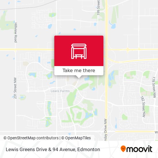 Lewis Greens Drive & 94 Avenue plan