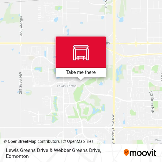 Lewis Greens Drive & Webber Greens Drive map