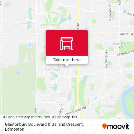 Glastonbury Boulevard & Galland Crescent map