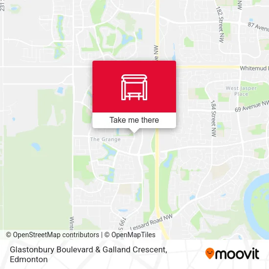 Glastonbury Boulevard & Galland Crescent map