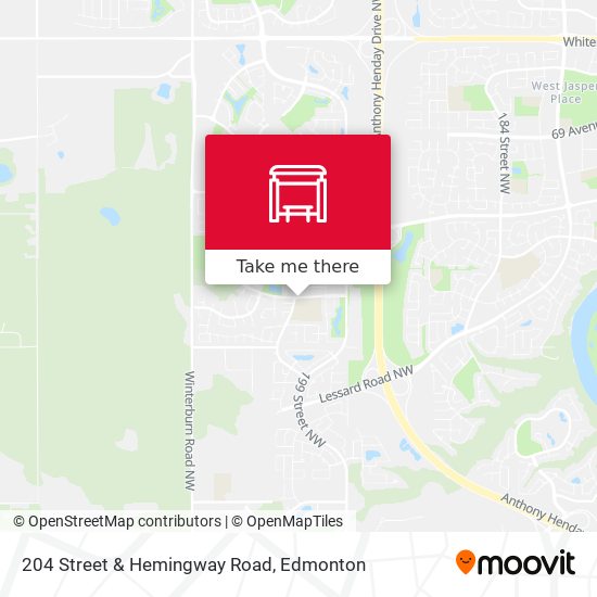204 Street & Hemingway Road plan