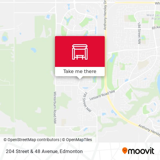 204 Street & 48 Avenue map