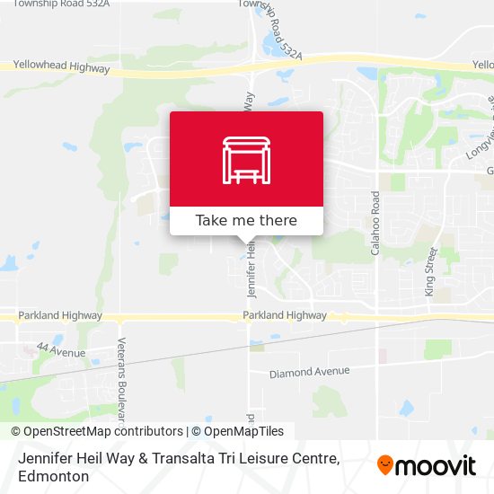 Jennifer Heil Way & Transalta Tri Leisure Centre map