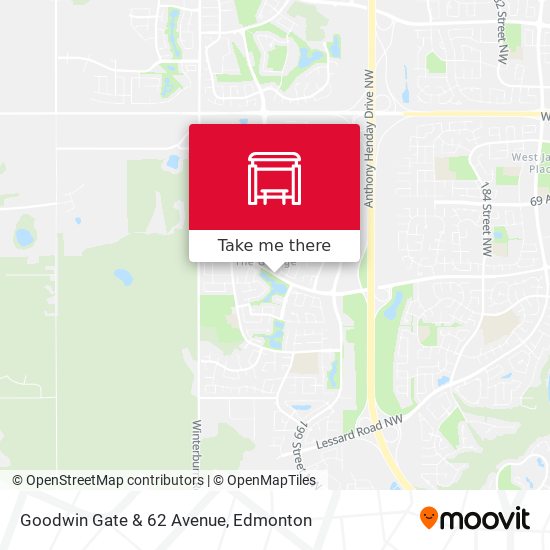 Goodwin Gate & 62 Avenue map