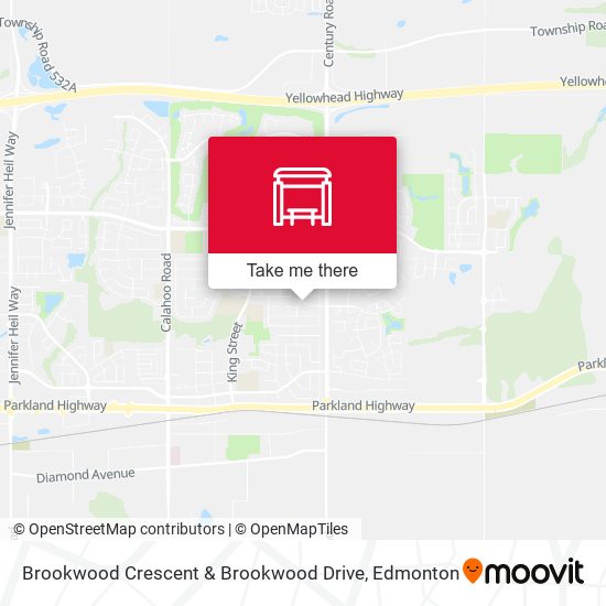 Brookwood Crescent & Brookwood Drive map