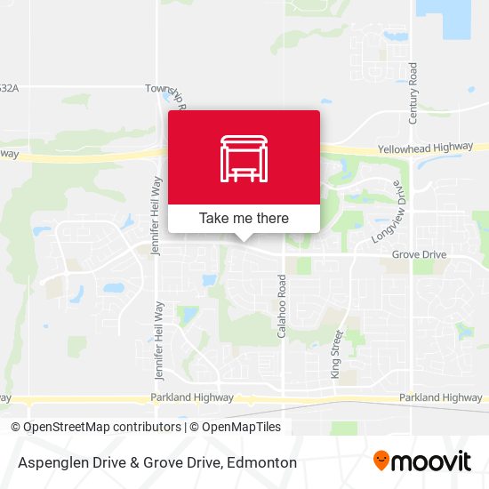 Aspenglen Drive & Grove Drive plan