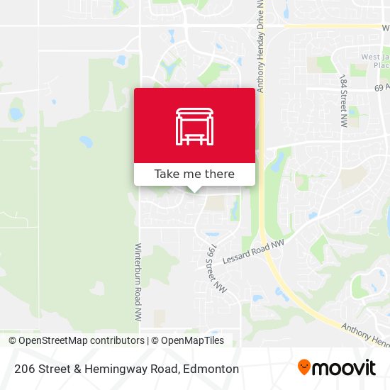 206 Street & Hemingway Road plan
