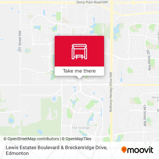 Lewis Estates Boulevard & Breckenridge Drive plan