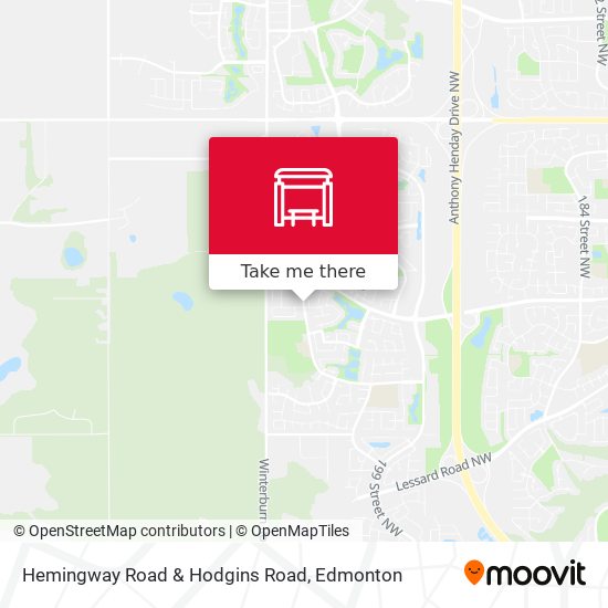 Hemingway Road & Hodgins Road map