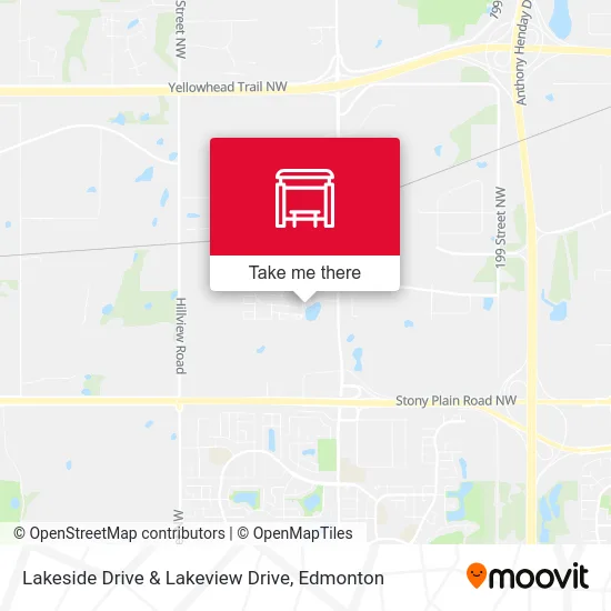 Lakeside Drive & Lakeview Drive map