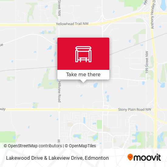 Lakewood Drive & Lakeview Drive map