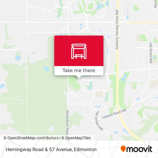 Hemingway Road & 57 Avenue plan