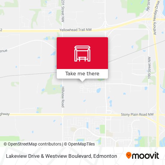 Lakeview Drive & Westview Boulevard map