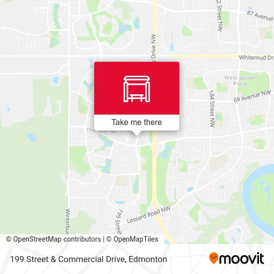 199 Street & Commercial Drive map