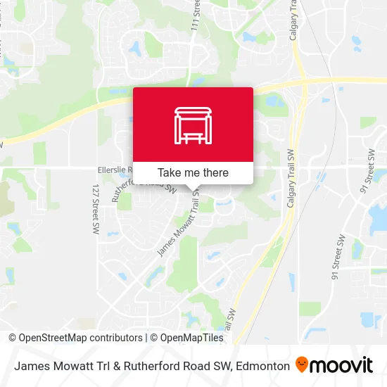 James Mowatt Trl & Rutherford Road SW map