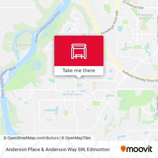 Anderson Place & Anderson Way SW map